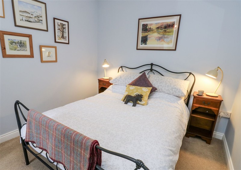 This is the bedroom at The Treetop, Giggleswick near Settle