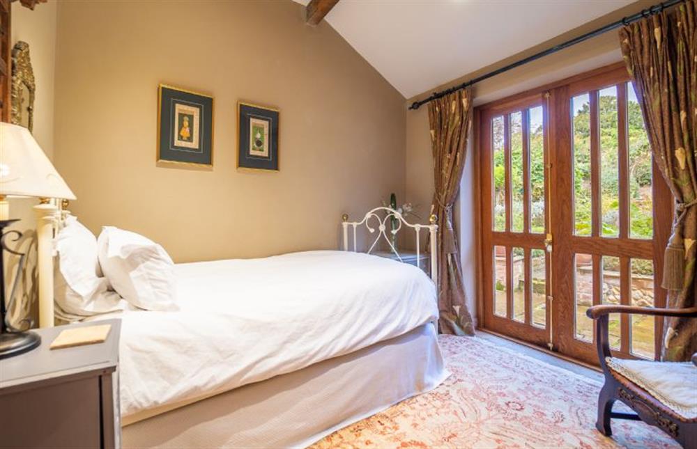 Bedroom three with 3’ single bed at The Tryst, Lavenham