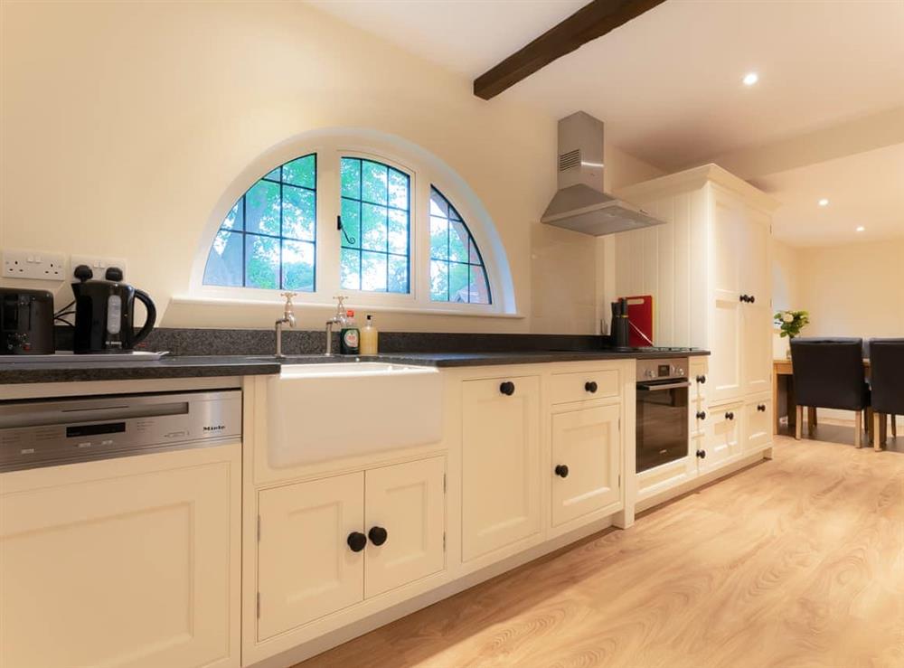 Kitchen area at The Turret in Ockham, near Guildford, Surrey