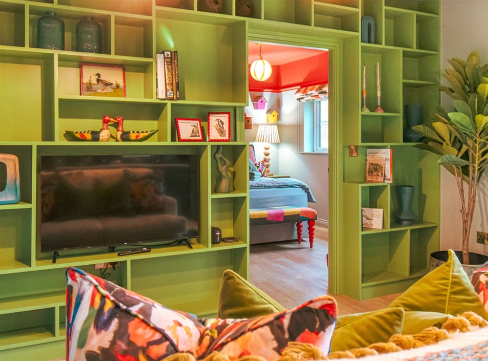 Living area at The Twitcher in Barden, North Yorkshire