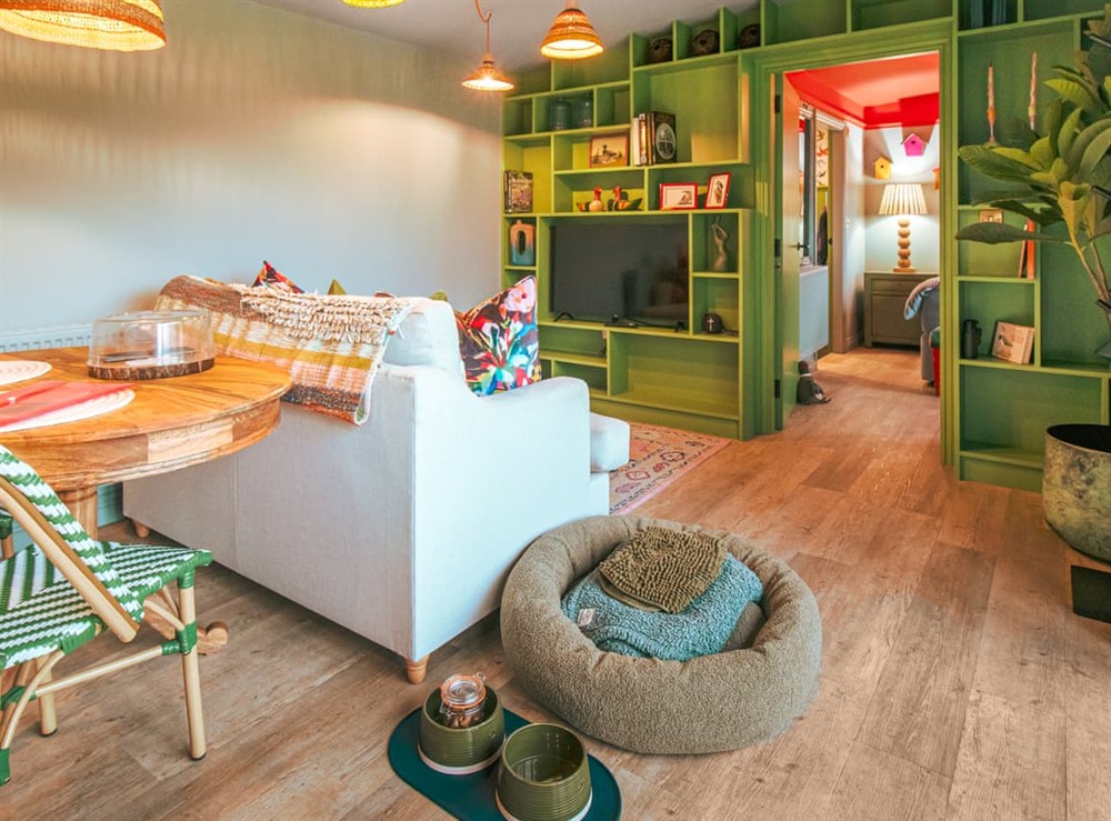 Open plan living space (photo 2) at The Twitcher in Barden, North Yorkshire