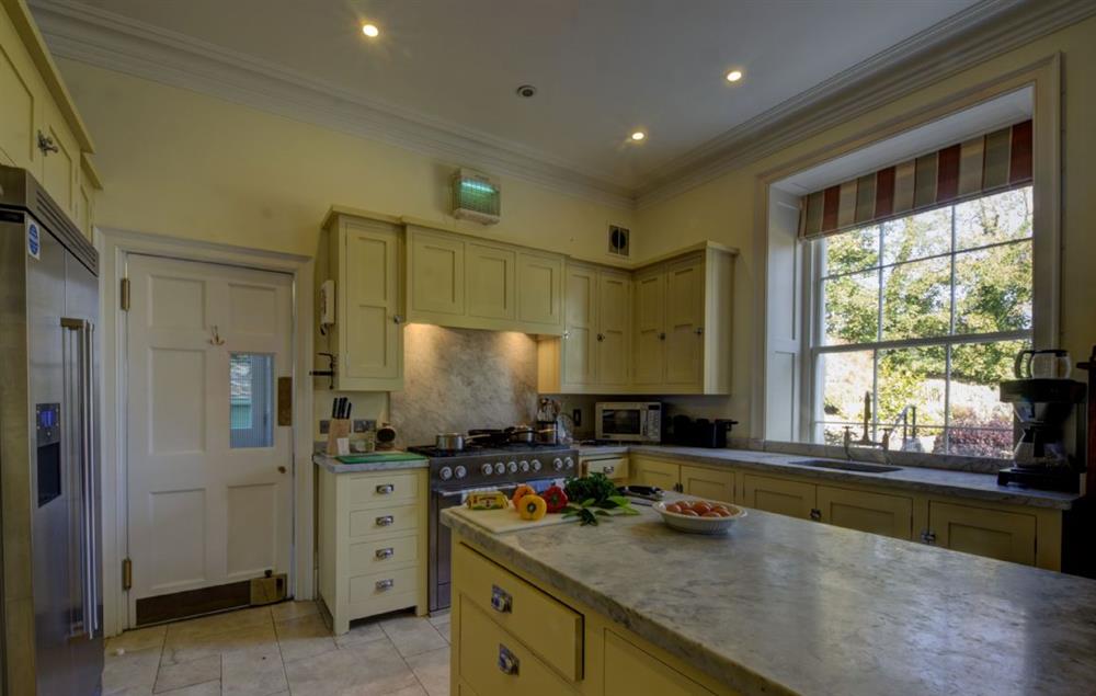 Modern, stylish and spacious kitchen fully equipped and with large Range cooker at The Vean, Gorran