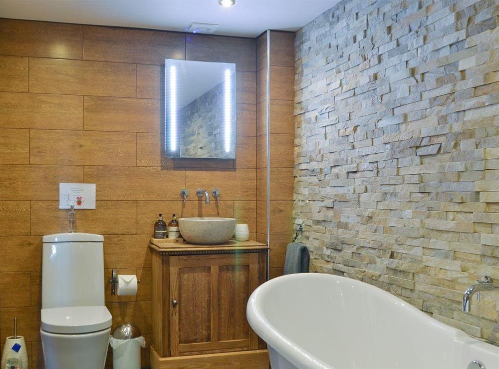 Luxurious en-suite bathroom at The Vestry in near Whitland, Dyfed