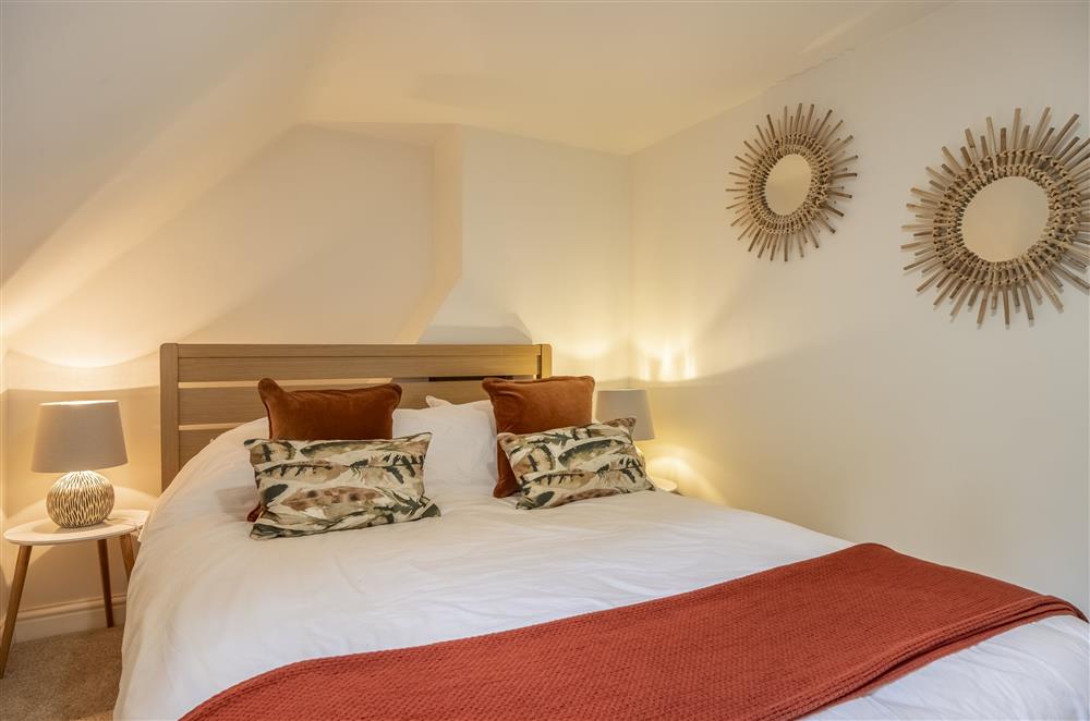 Bedroom two with a 4’6 double bed at The Vicarage and Cottage, Great Limber