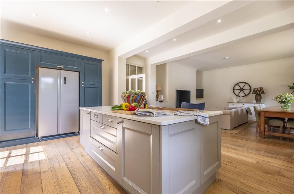 Kitchen leading to the sitting area at The Vicarage and Cottage, Great Limber
