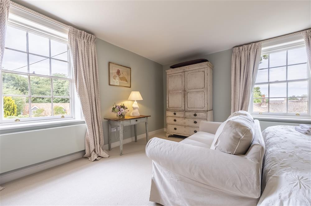 Simplistic charm in bedroom five at The Vicarage and Cottage, Great Limber