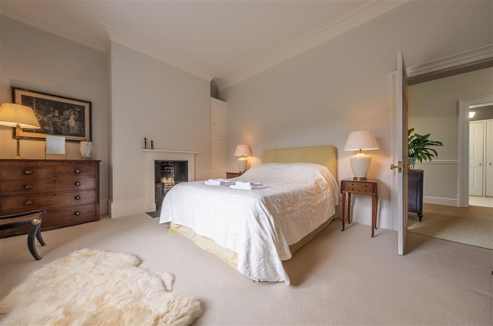 Tastefully furnished bedroom four at The Vicarage and Cottage, Great Limber