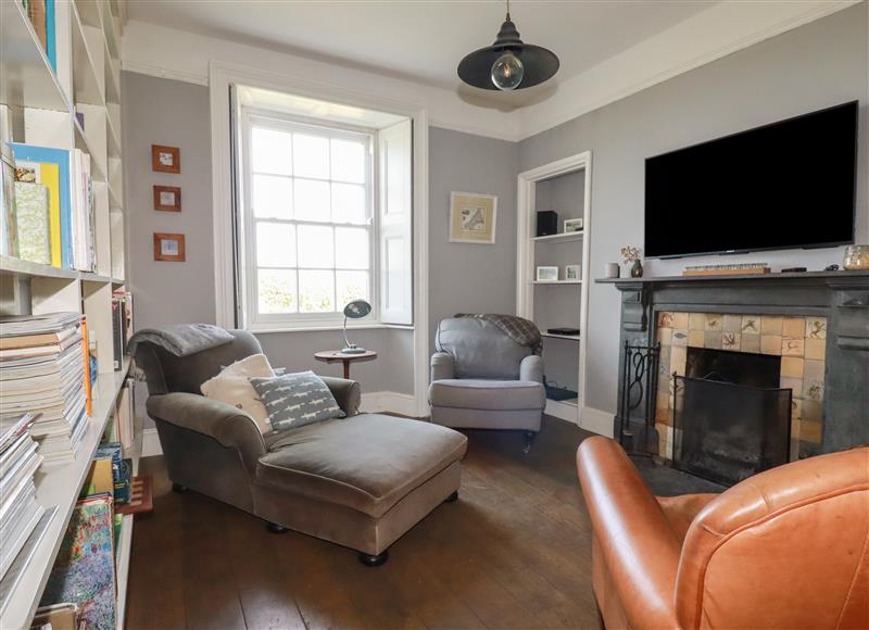 Enjoy the living room at The Vicarage, Morvah near Pendeen