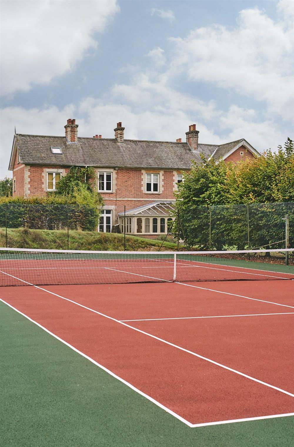 The tennis courts