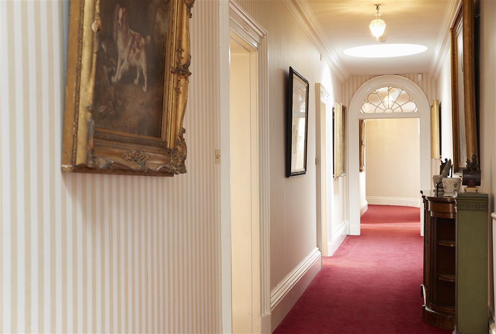 The Victorian Wing corridor leading to the tented dining room and bedrooms at The Victorian Wing,  Weston-under-Lizard, Shifnal