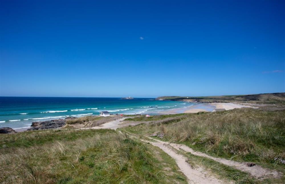 A whole 3 miles of golden sands at Hayle beach with accompanying delightful dunes  at The View, Carbis Bay