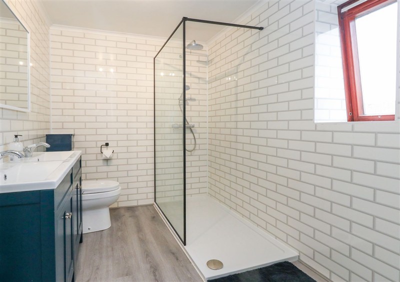 This is the bathroom at The View, Weymouth