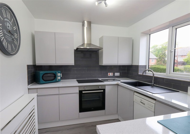 This is the kitchen at The View, Weymouth