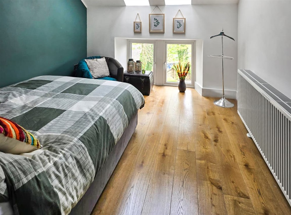 Double bedroom at The Village Hall in Consett, Durham
