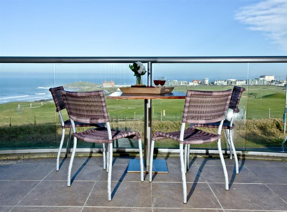 Balcony at The Vista in Newquay, Cornwall