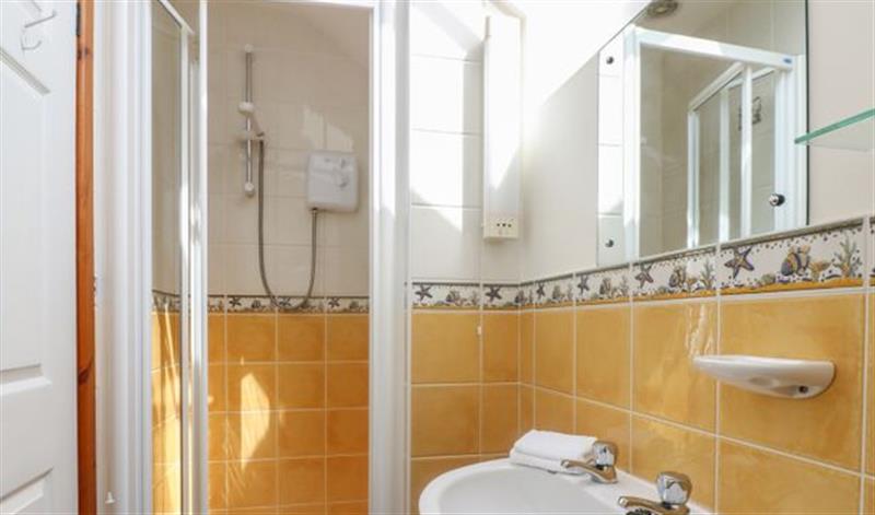 This is the bathroom at The Wagon House, Launceston