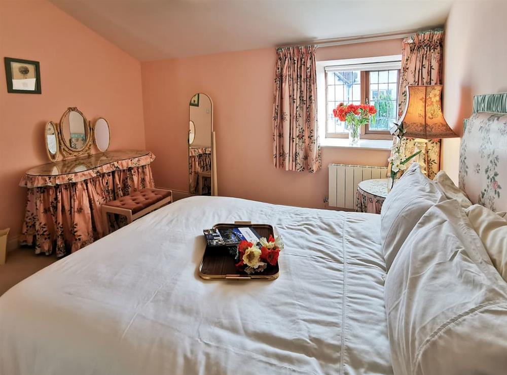 Cosy and romantic double bedroom at The Wain House in Weston Rhyn, near Oswestry, Shropshire