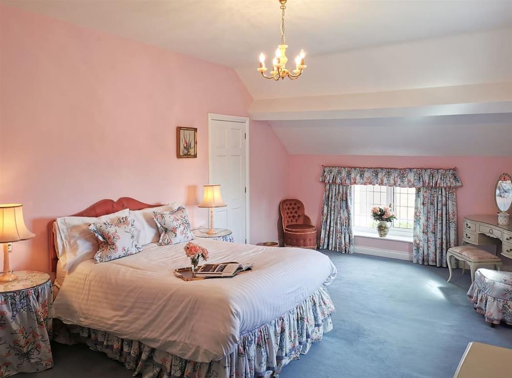 Spacious and welcoming double bedroom at The Wain House in Weston Rhyn, near Oswestry, Shropshire