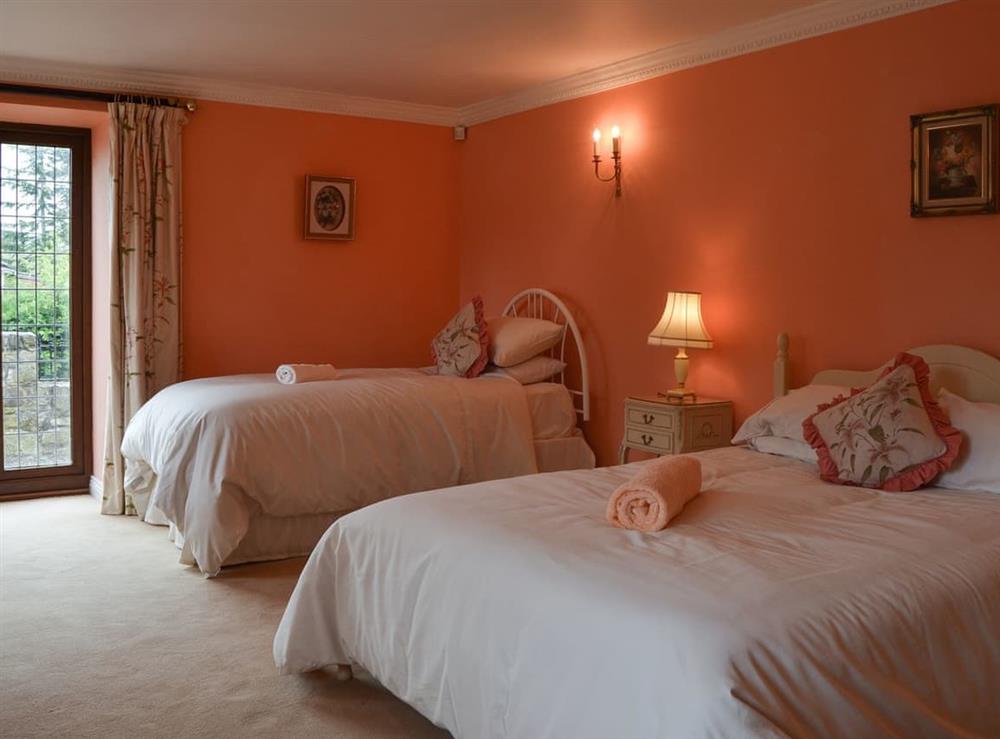 Twin bedroom at The Wain House in Weston Rhyn, near Oswestry, Shropshire