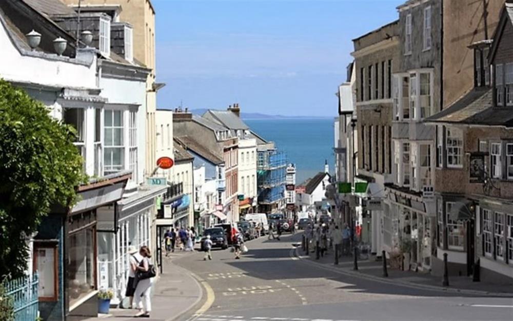 Lyme Regis offers a great choice of local shops, pubs & restaurants at The Walk in Lyme Regis