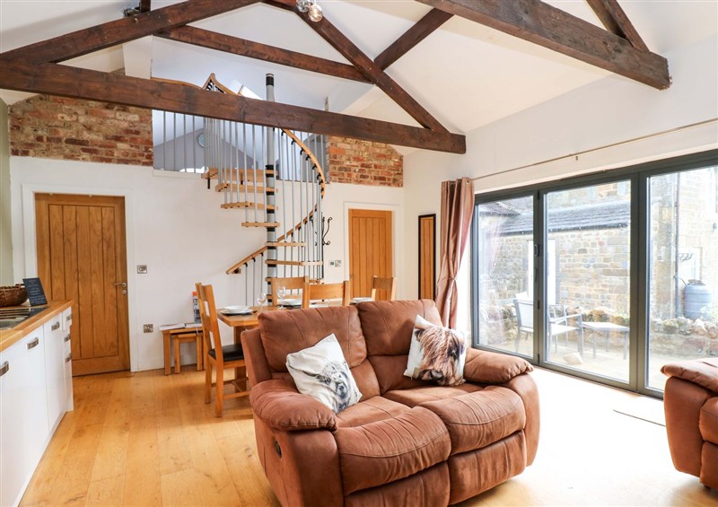 This is the living room at The Warren Barn, Kirkby Malzeard