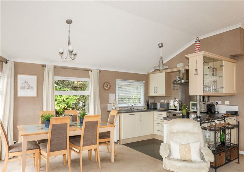 This is the kitchen at The Warren D24, Abersoch