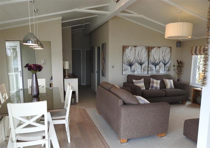 Relax in the living area at The Warren D26, Abersoch