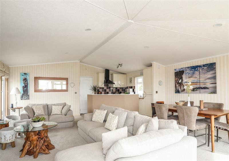 Relax in the living area at The Warren H5, Abersoch