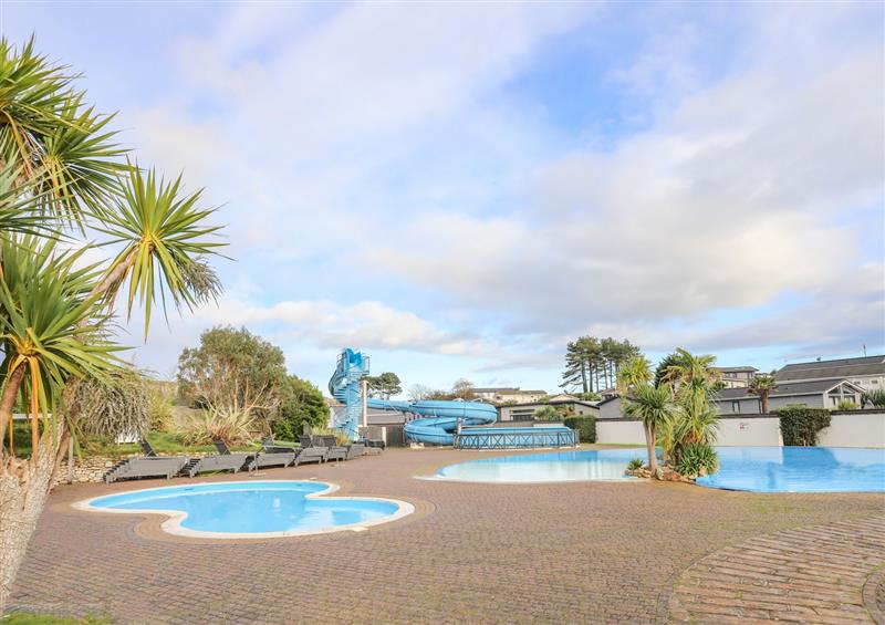 The swimming pool at The Warren H5, Abersoch