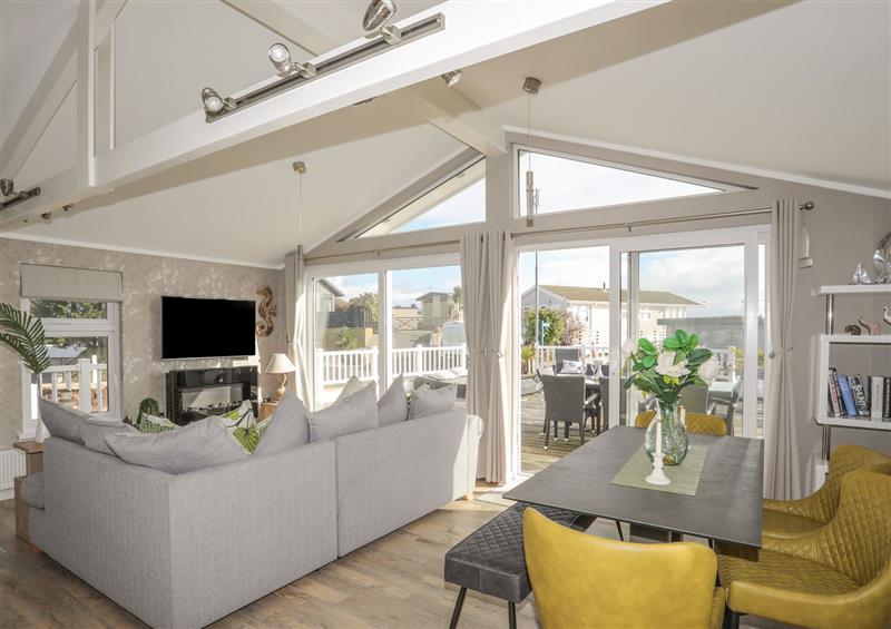 This is the living room at The Warren L9, Abersoch