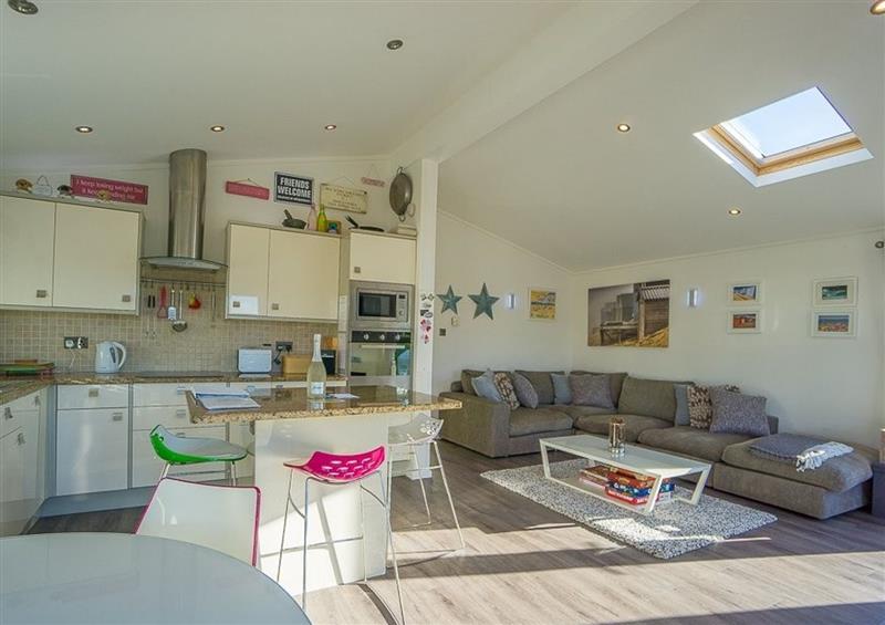 This is the living room at The Warren U5, Abersoch