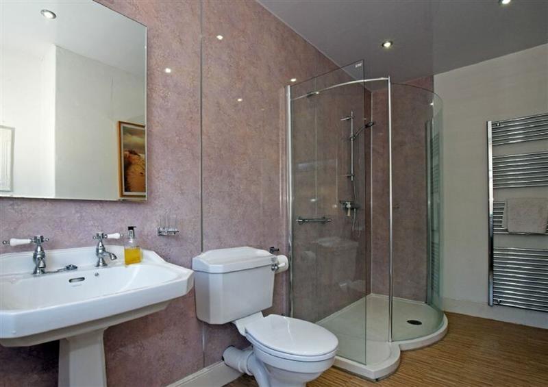 This is the bathroom at The Watch House, Seahouses