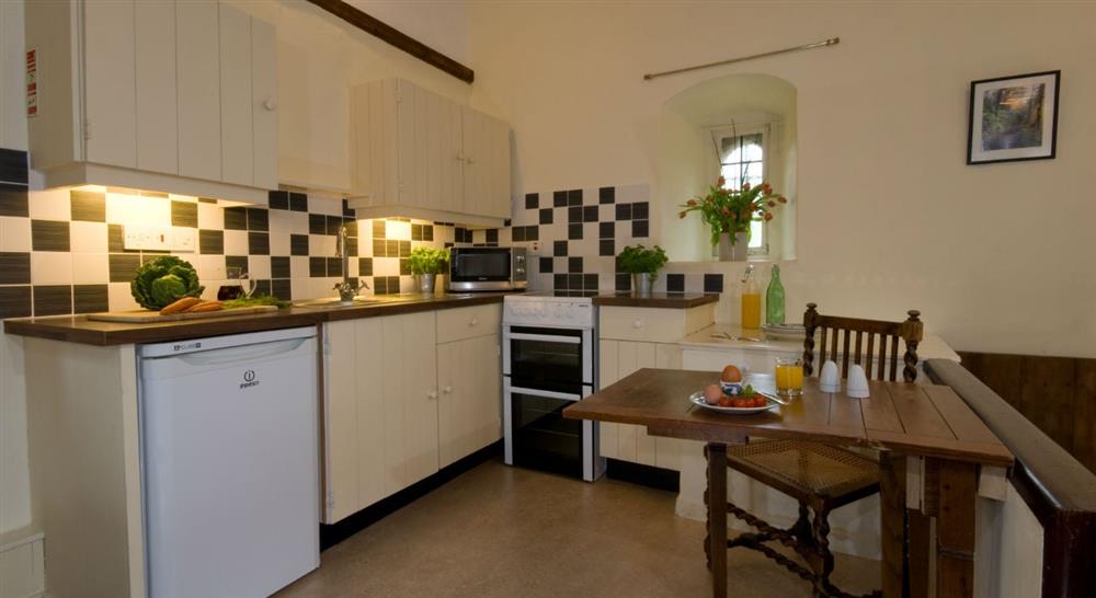 The kitchen at The Watch Tower in Paignton, Devon