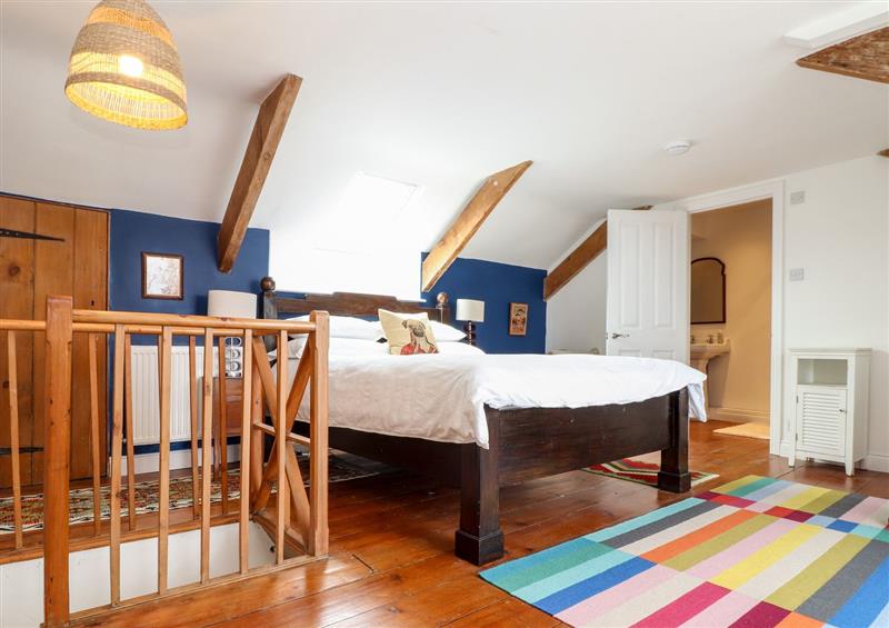 One of the bedrooms at The Water House, Falmouth