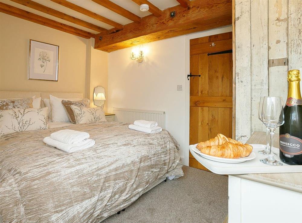 Charming double bedroom at The Water Mill in Bradbourne, near Ashbourne, Derbyshire