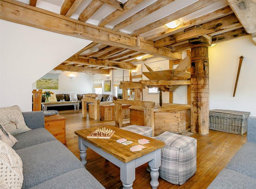 Lovingly converted living room (photo 2) at The Water Mill in Bradbourne, near Ashbourne, Derbyshire