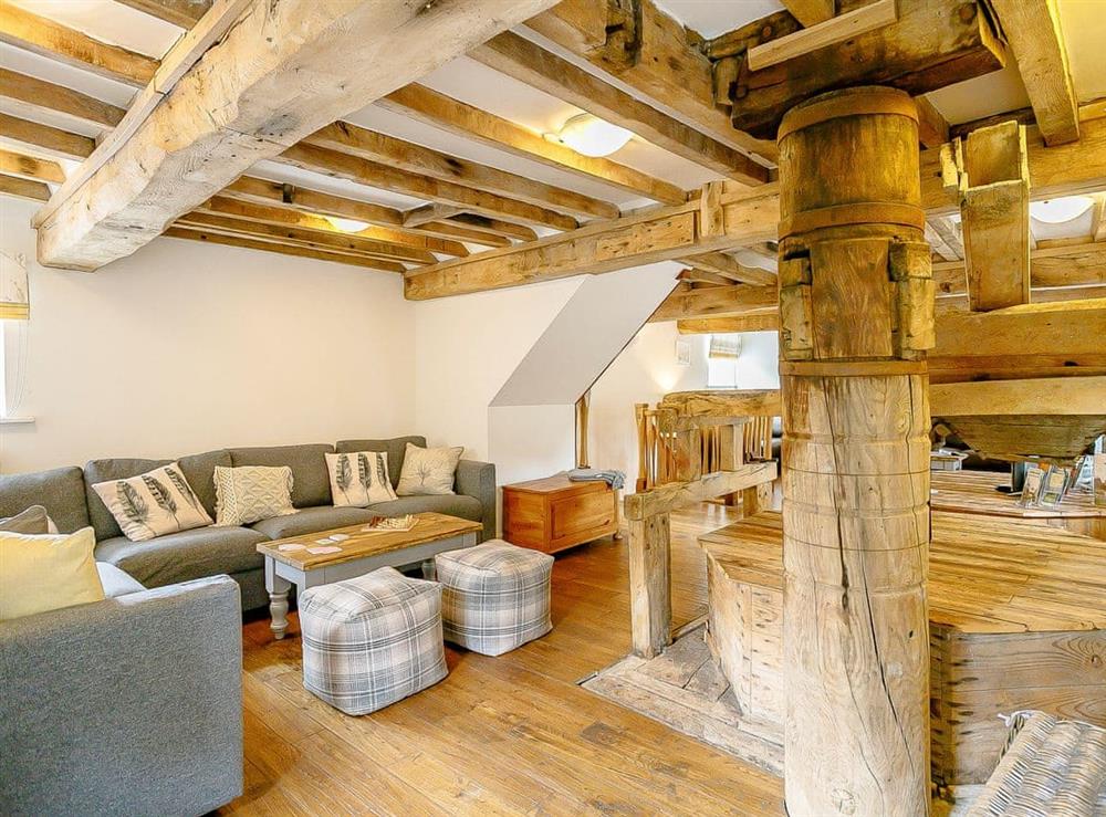 Lovingly converted living room (photo 4) at The Water Mill in Bradbourne, near Ashbourne, Derbyshire