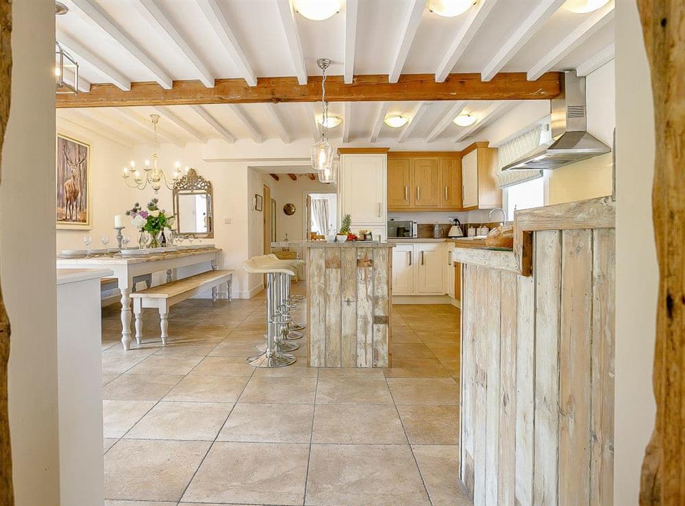 Spacious kitchen/dining room (photo 2) at The Water Mill in Bradbourne, near Ashbourne, Derbyshire