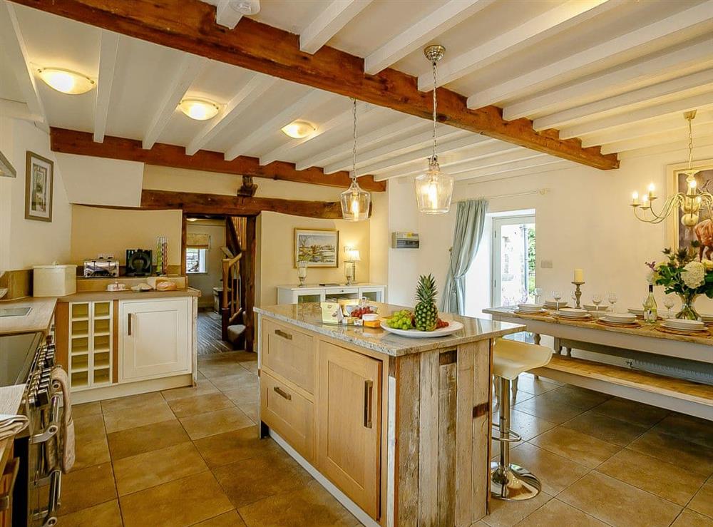 Spacious kitchen/dining room (photo 5) at The Water Mill in Bradbourne, near Ashbourne, Derbyshire