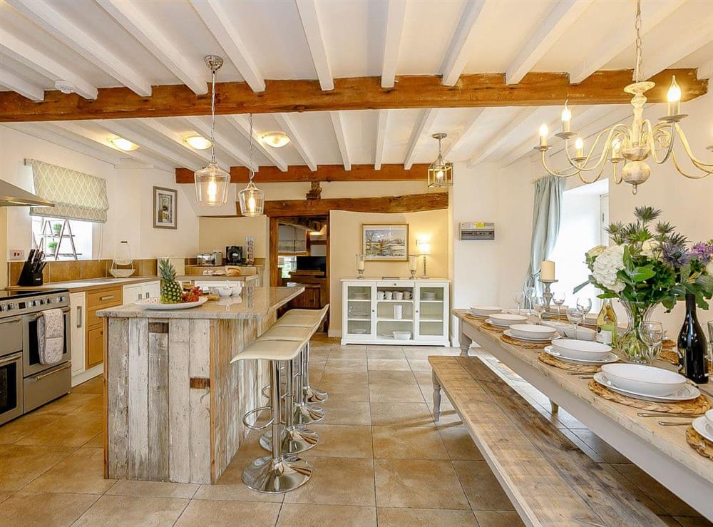 Spacious kitchen/dining room (photo 6) at The Water Mill in Bradbourne, near Ashbourne, Derbyshire