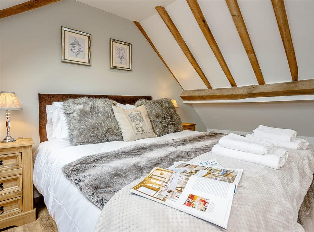 Sumptuous double bedroom at The Water Mill in Bradbourne, near Ashbourne, Derbyshire