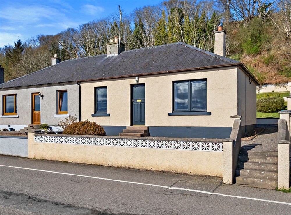 Exterior at The Waterfall House in Avoch, Ross-Shire
