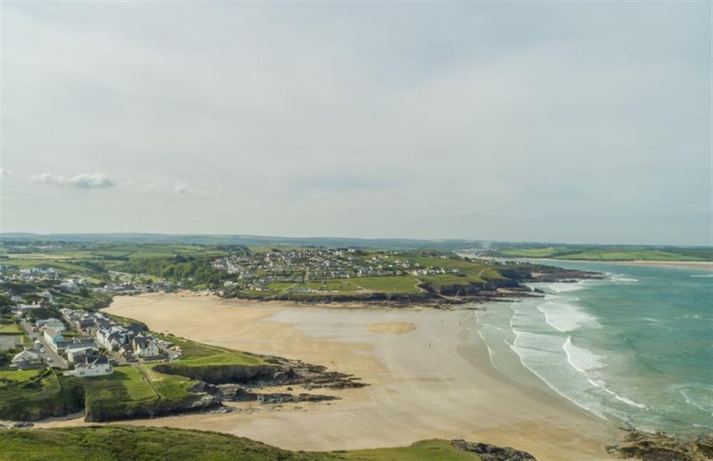 The sandy shores of Polzeath, around a 30 minute drive away