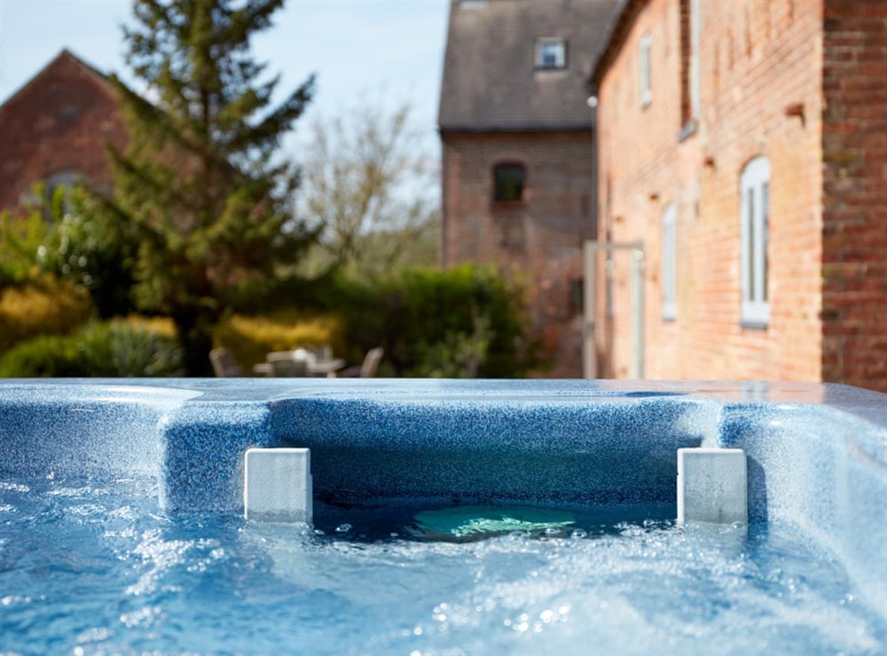 Hot tub at The Water’s Reach in Derby, Derbyshire