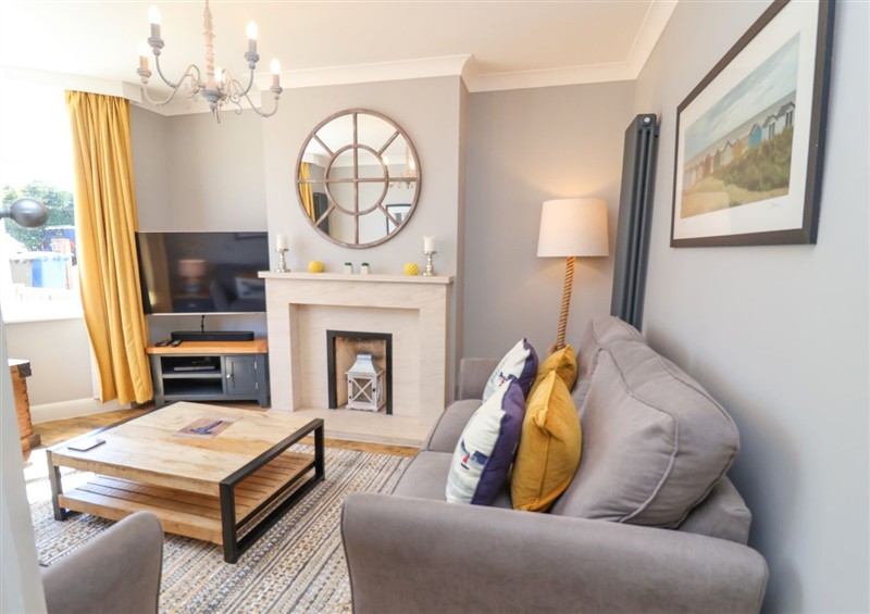 The living room at The Waverley, Southwold