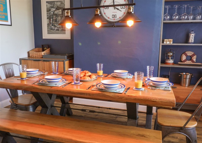 This is the dining room at The Waverley, Southwold