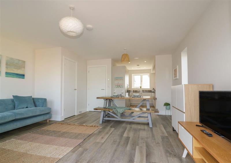 Enjoy the living room at The Waves, Crantock