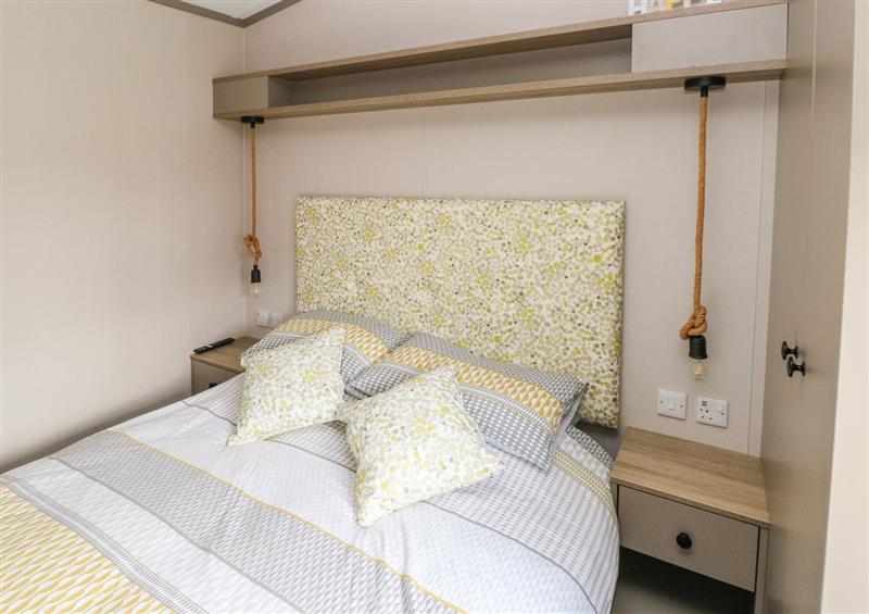 This is a bedroom at The Waves, Little Haven near Broad Haven