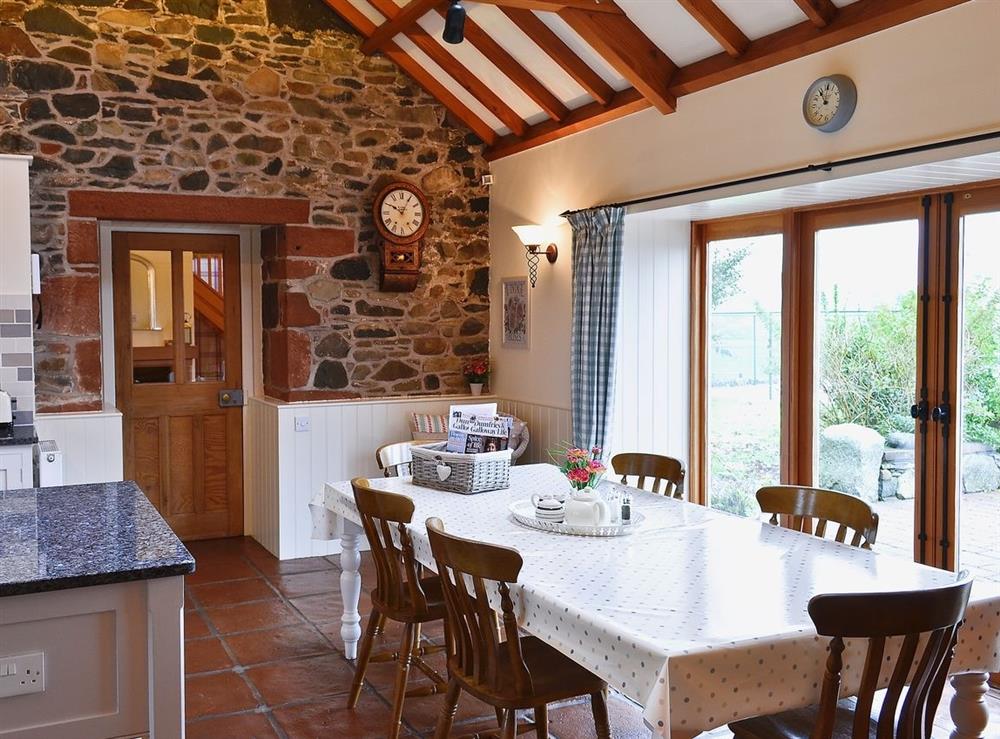 Dining Area at The Wee Byre in Irongray, Dumfries, Dumfriesshire