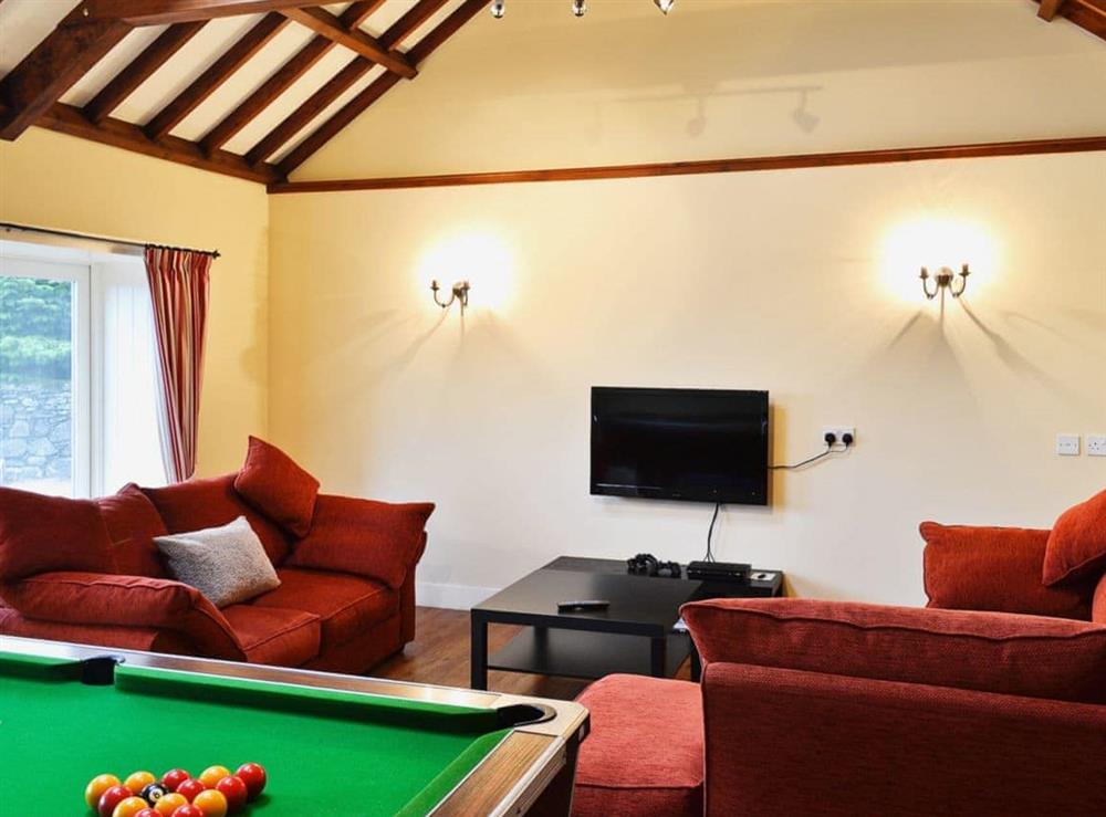 Games room at The Wee Byre in Irongray, Dumfries, Dumfriesshire